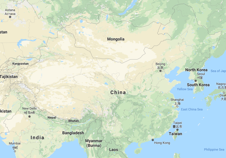 Chine Carte Des Lieux A Visiter Humble Serviteur